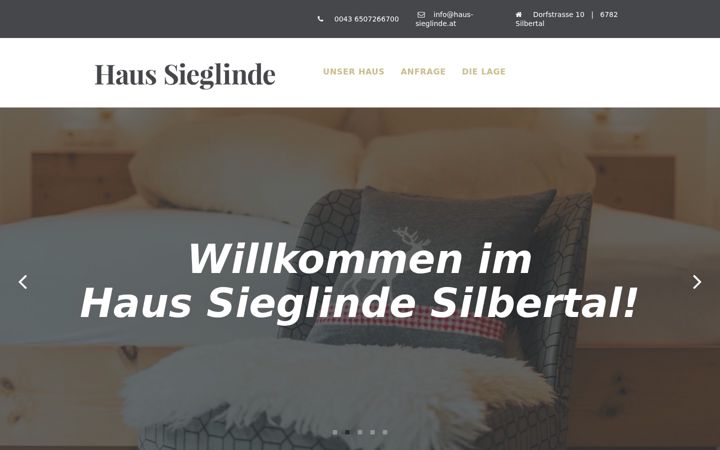 Screenshot of haus-sieglinde.at
