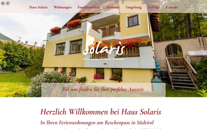 Screenshot of haus-solaris.it