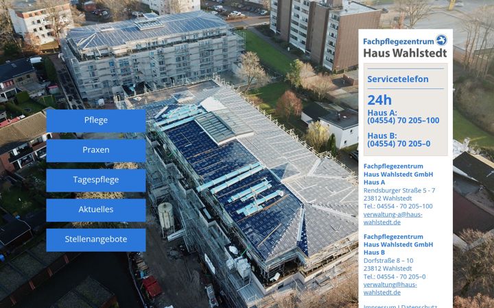 Képernyőkép: haus-wahlstedt.de