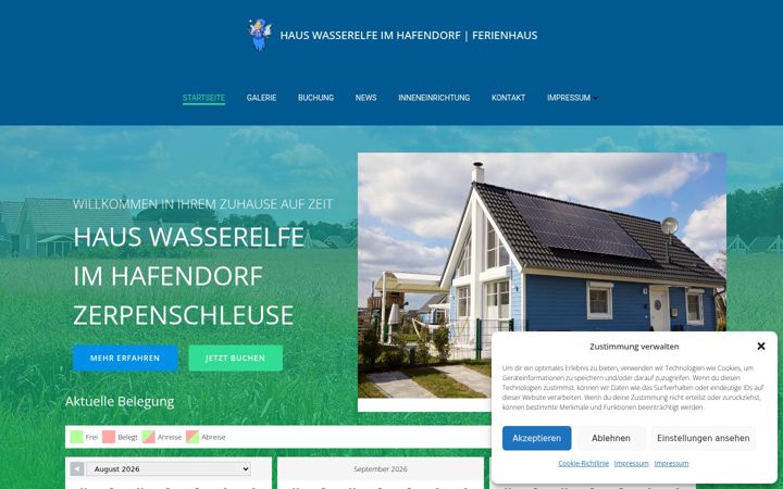Snimka zaslona za haus-wasserelfe.de