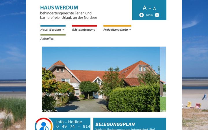 Screenshot of haus-werdum.eu