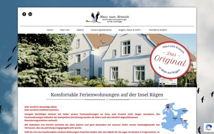 Screenshot of haus-zum-kranich.de