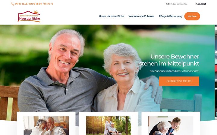 Screenshot of haus-zur-eiche.de