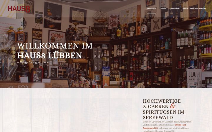 Képernyőkép: haus8-luebben.de