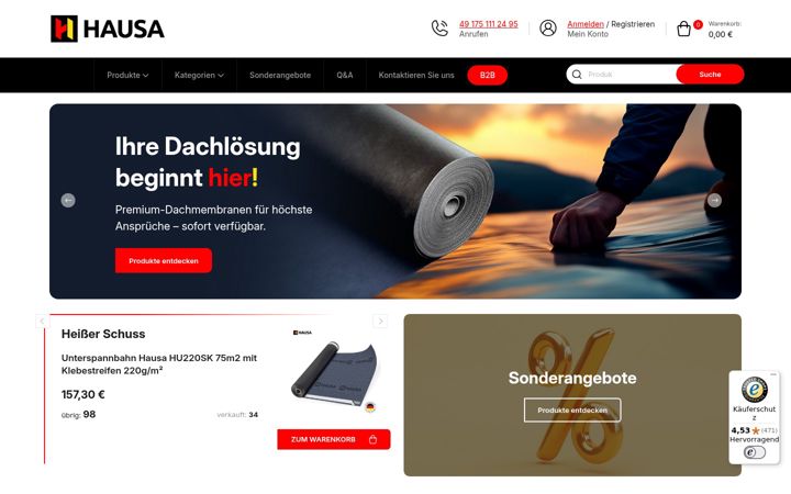 Képernyőkép: hausa.de