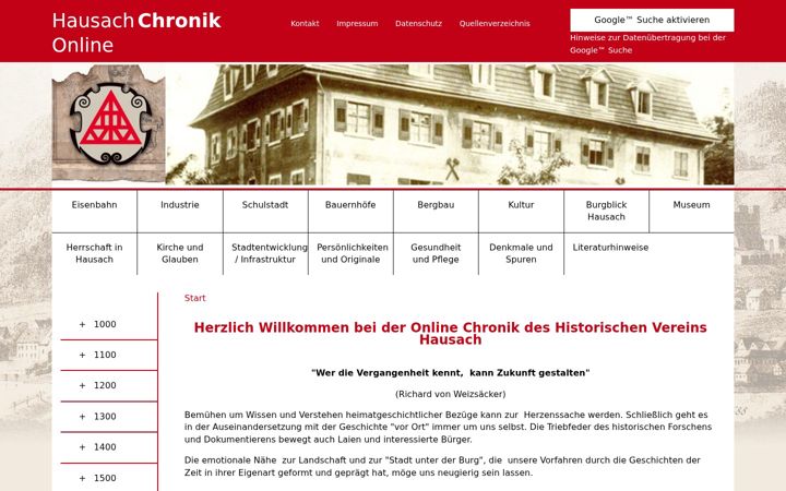 Képernyőkép: hausach-chronik-online.de