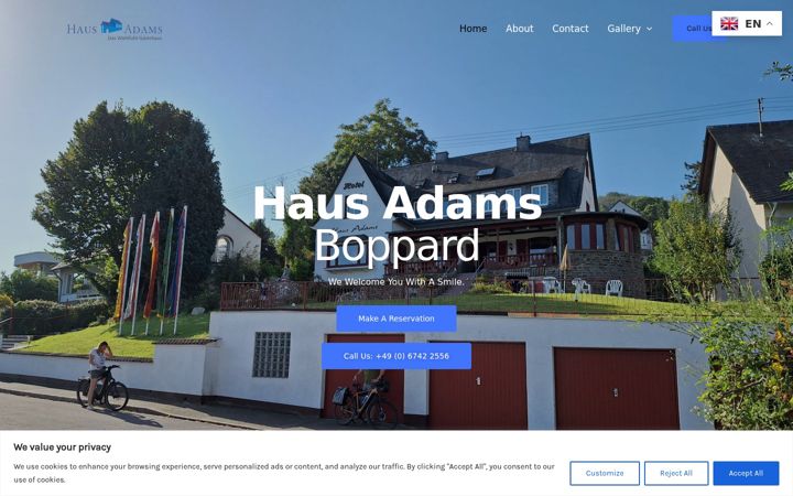 Screenshot ta' hausadams-boppard.de