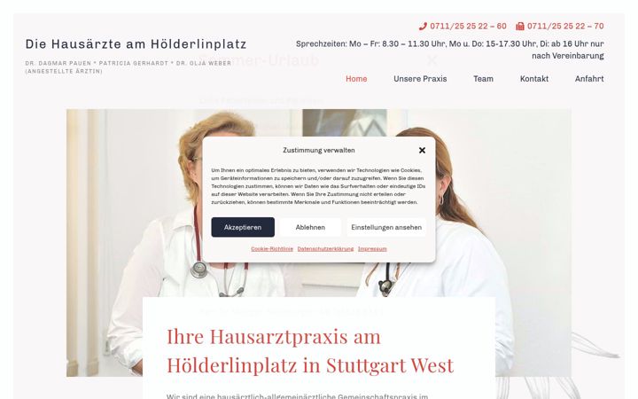 Screenshot ta' hausaerzte-am-hoelderlinplatz.de