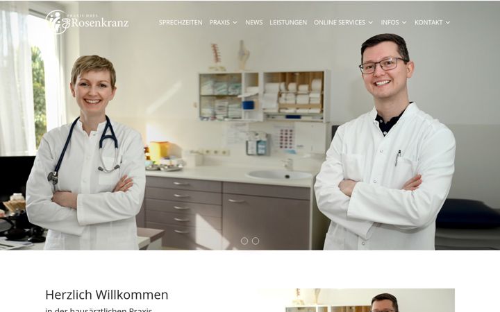 Screenshot ta' hausaerzte-burgheim.de