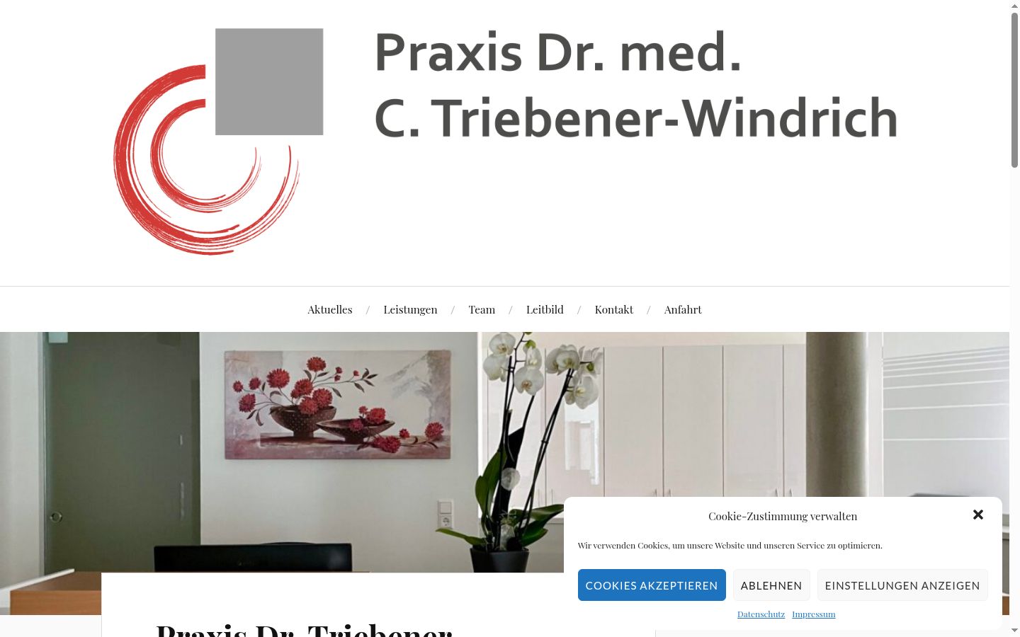 Screenshot tal-banner tal-kunsens muri qabel kwalunkwe interazzjoni