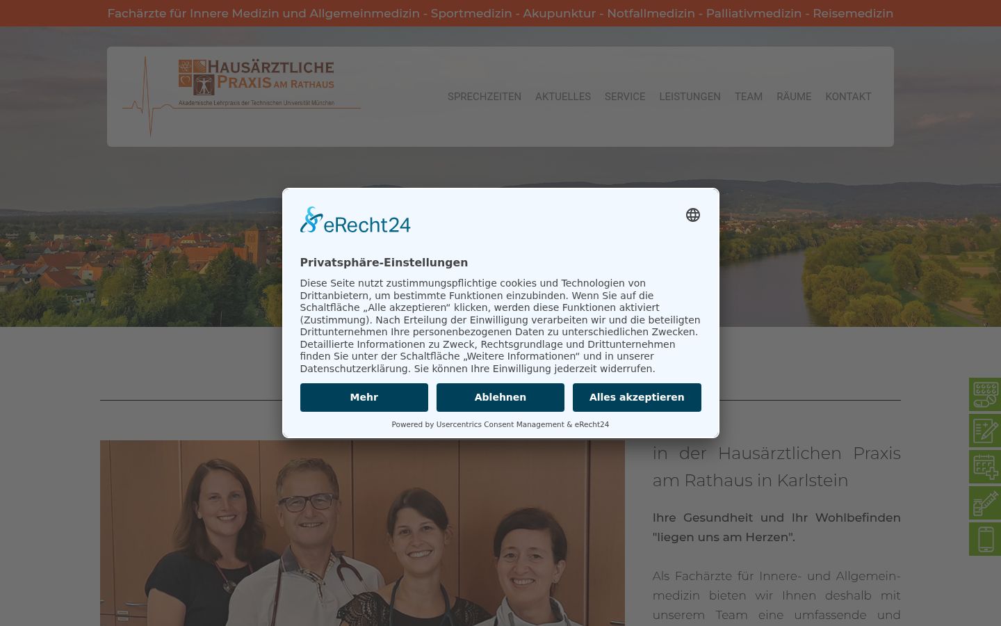 Screenshot tal-banner tal-kunsens muri qabel kwalunkwe interazzjoni