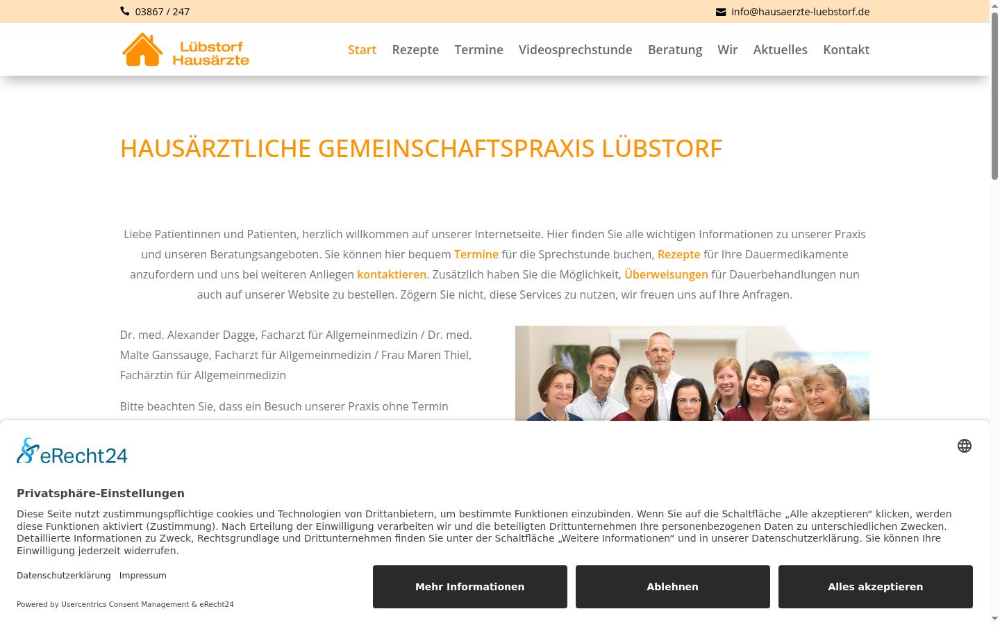 Screenshot tal-banner tal-kunsens muri qabel kwalunkwe interazzjoni