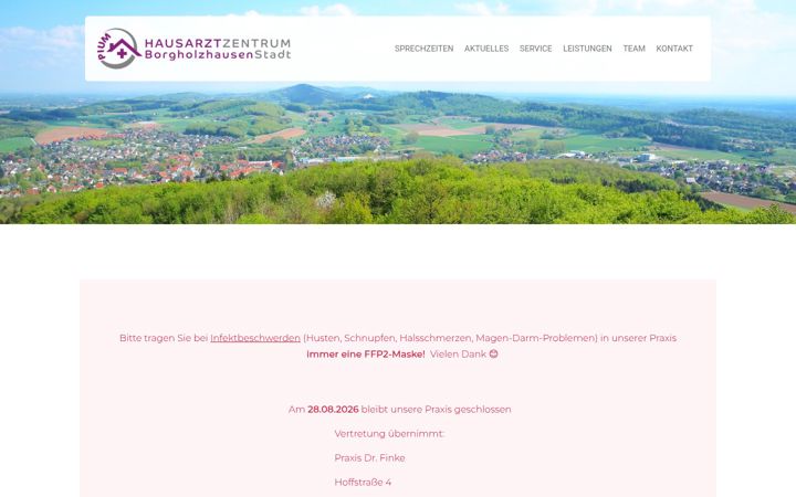 Screenshot of hausaerzte-pium.de