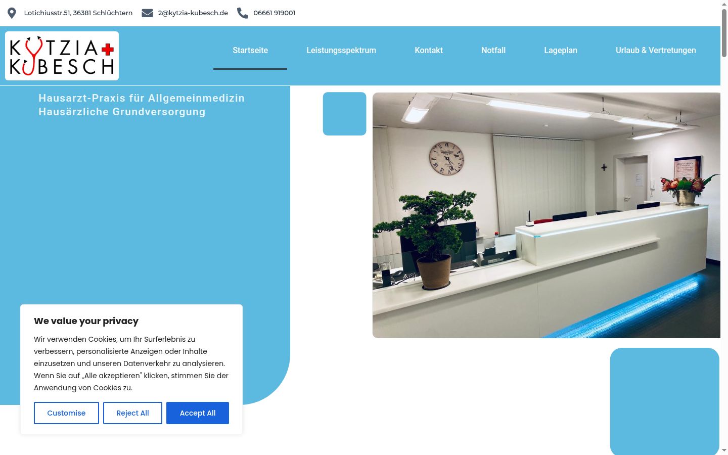 Screenshot tal-banner tal-kunsens muri qabel kwalunkwe interazzjoni