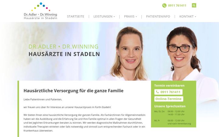 Snimka zaslona za hausaerzte-stadeln.de