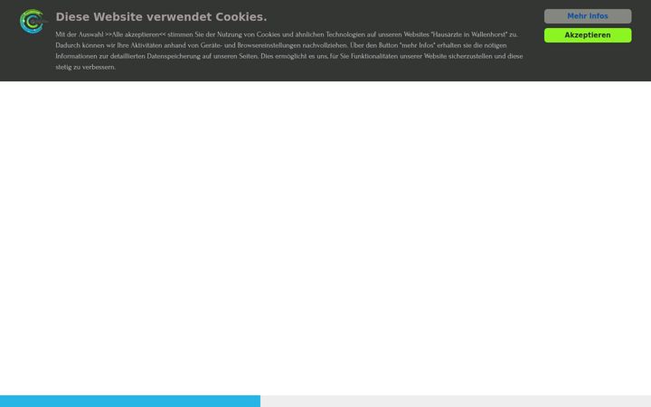 Screenshot of hausaerzte-wallenhorst.de
