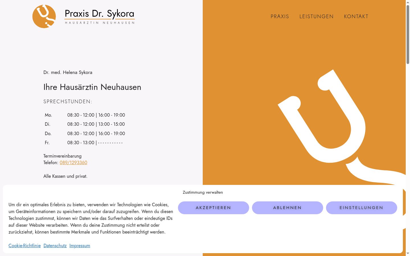 Screenshot tal-banner tal-kunsens muri qabel kwalunkwe interazzjoni