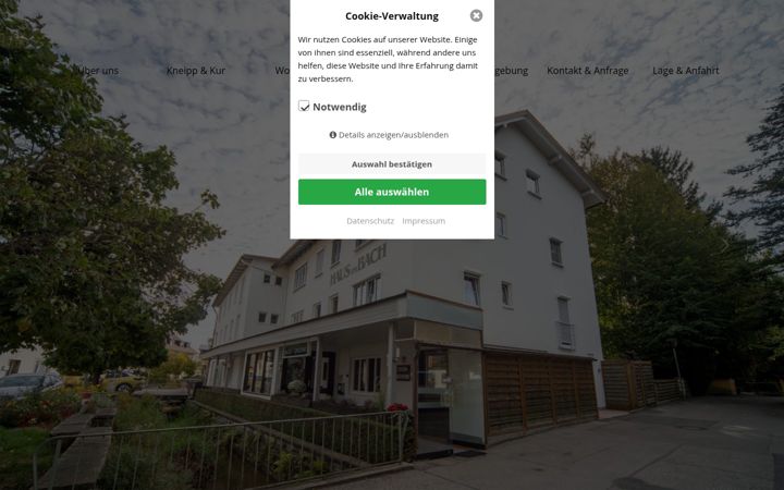 Screenshot of hausambach.info