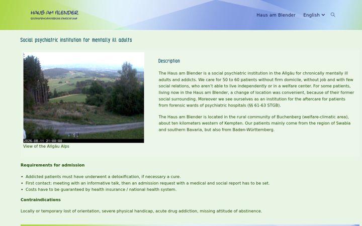 Screenshot of hausamblender.de