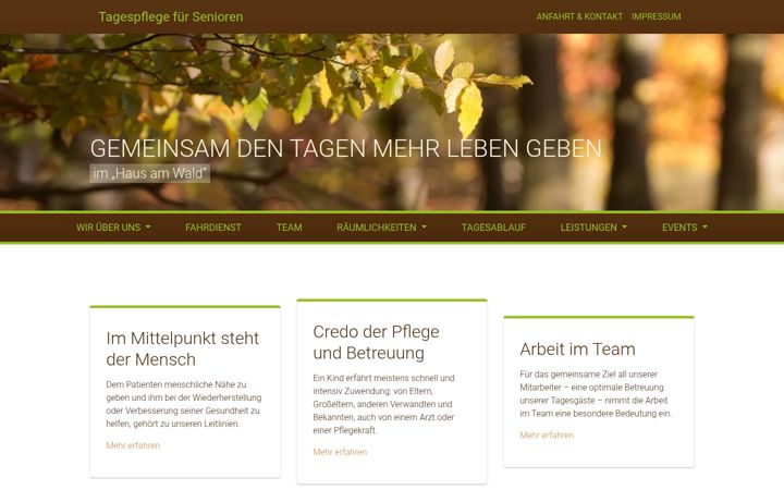 Screenshot of hausamwald-battenberg.de