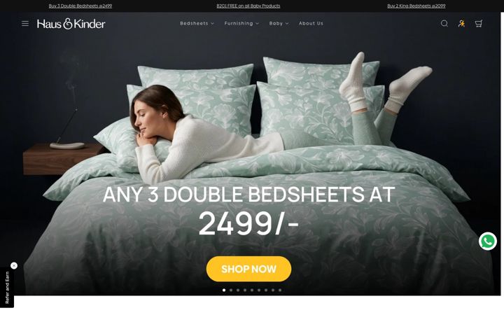 Screenshot of hausandkinder.com