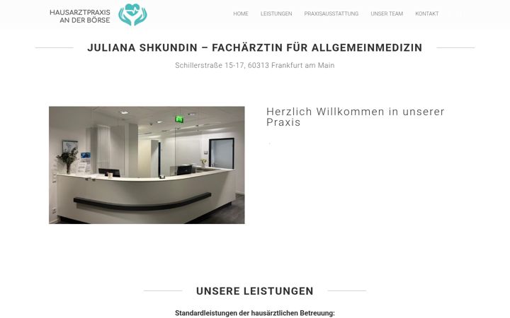 Screenshot of hausarzt-boerse-ffm.de