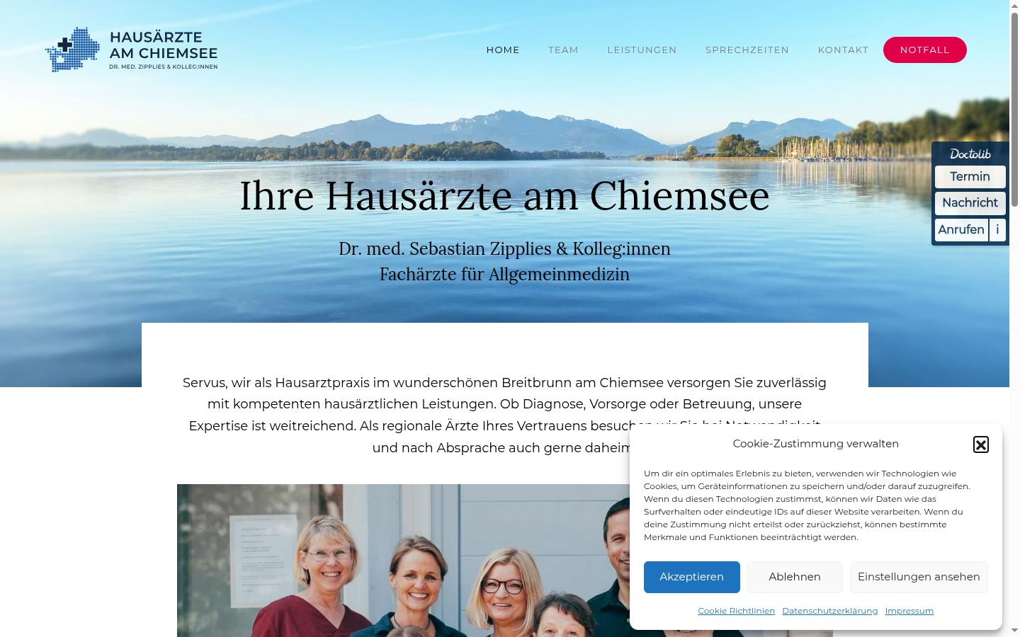 Screenshot tal-banner tal-kunsens muri qabel kwalunkwe interazzjoni