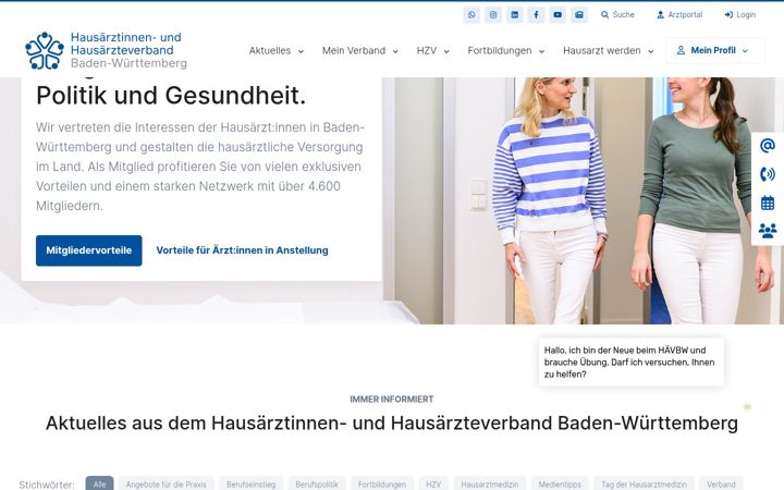 Képernyőkép: hausarzt-bw.de