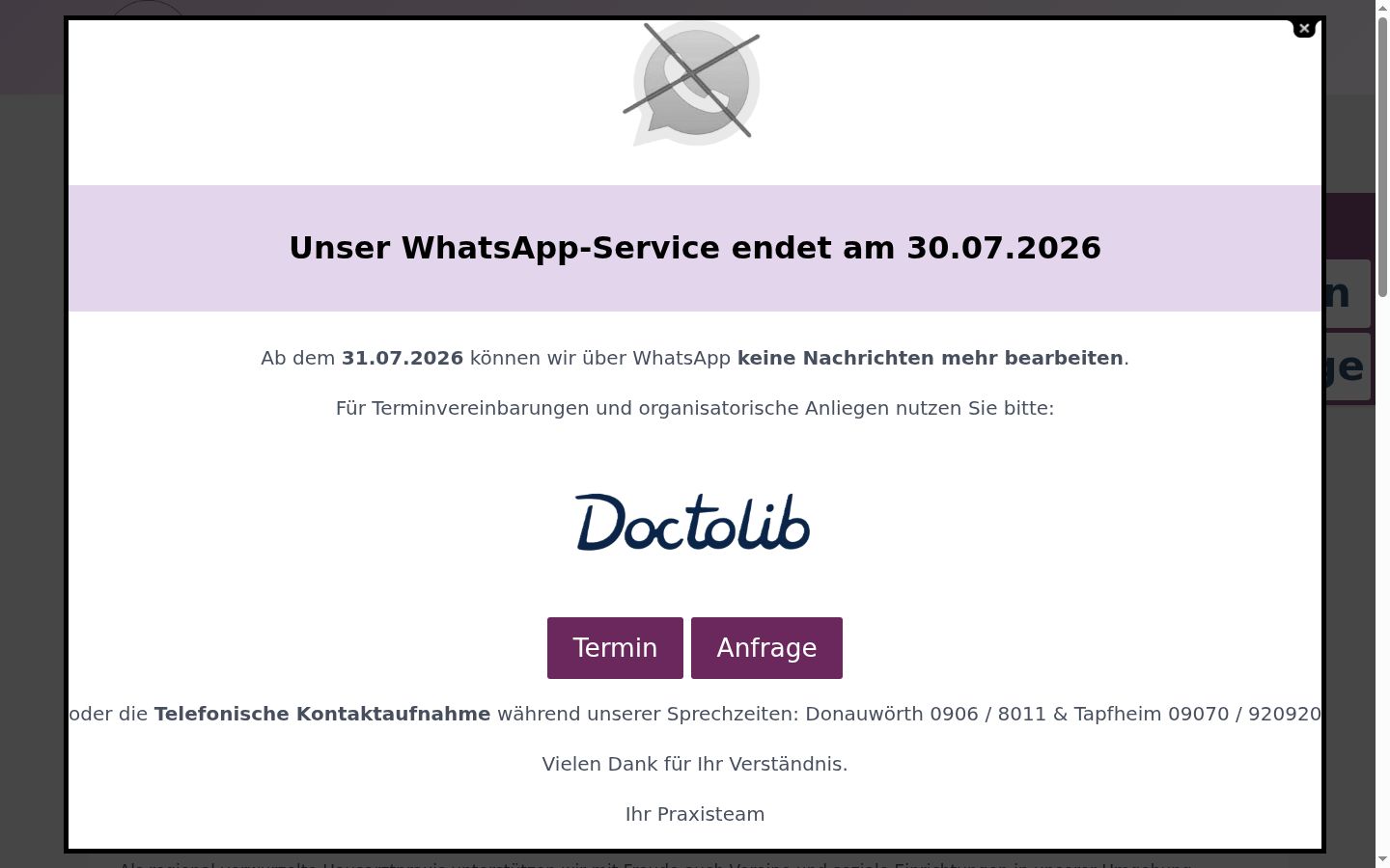 Screenshot tal-banner tal-kunsens muri qabel kwalunkwe interazzjoni