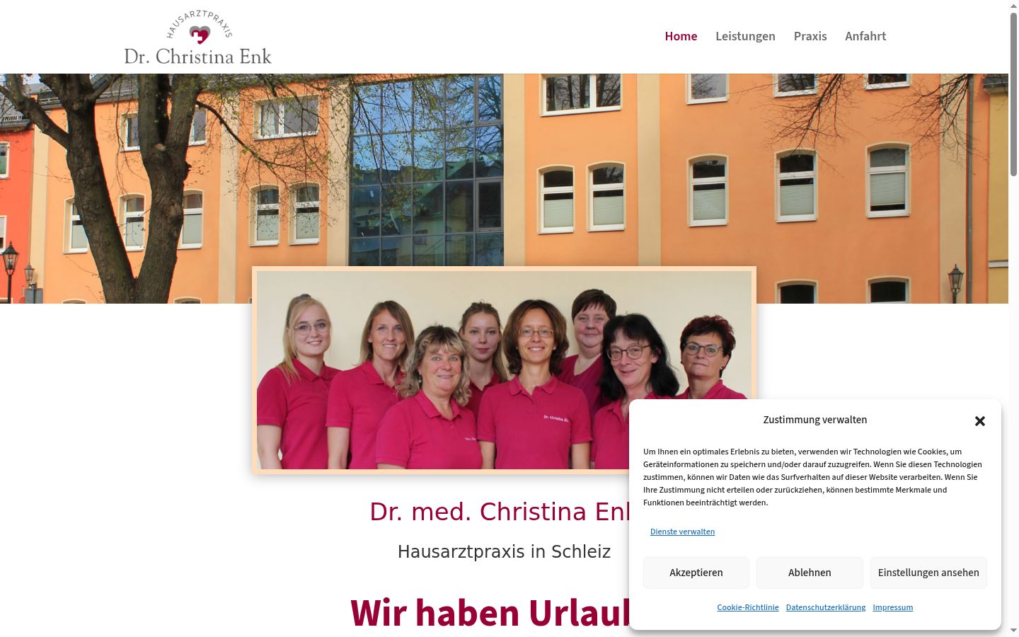Screenshot tal-banner tal-kunsens muri qabel kwalunkwe interazzjoni