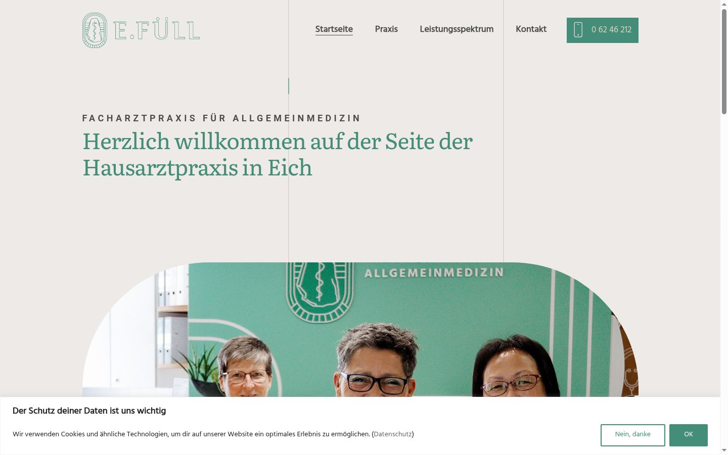 Screenshot tal-banner tal-kunsens muri qabel kwalunkwe interazzjoni