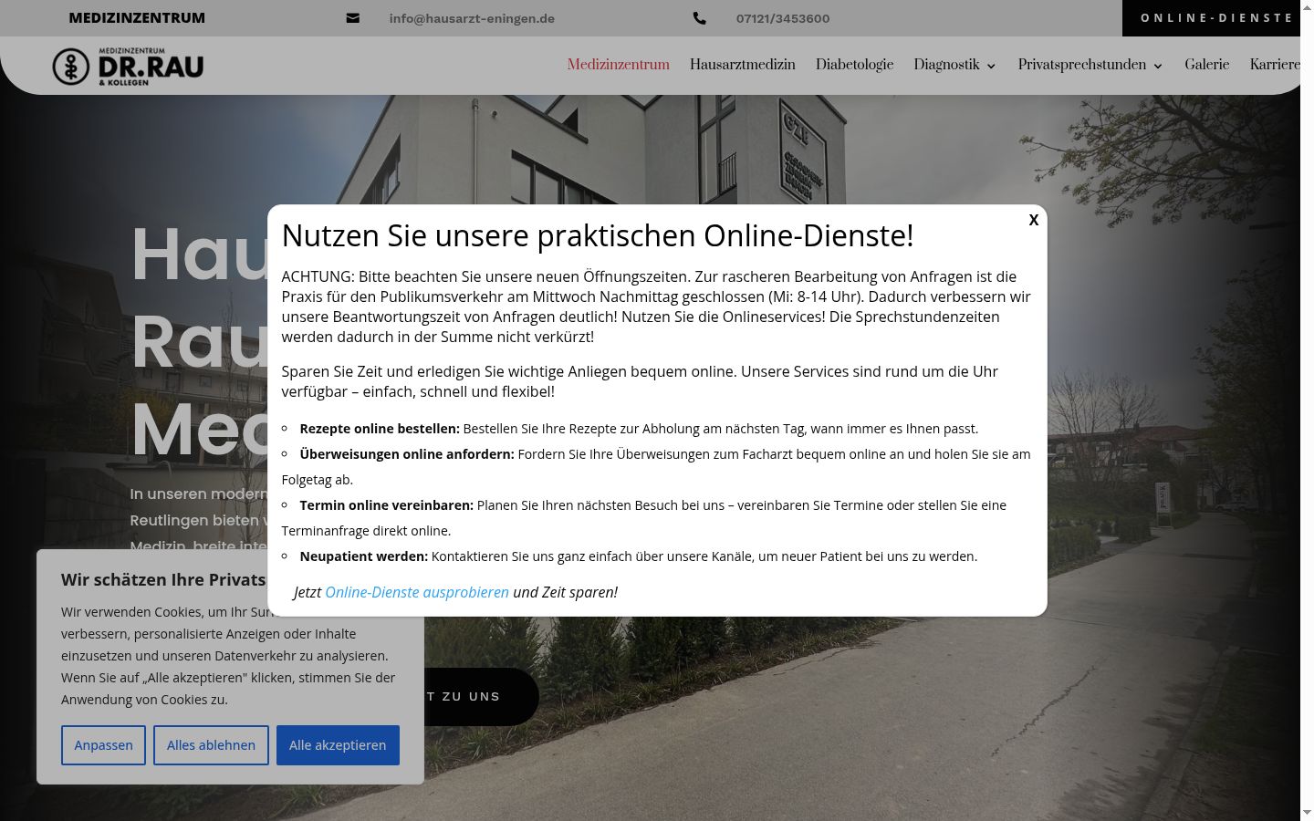 Screenshot tal-banner tal-kunsens muri qabel kwalunkwe interazzjoni
