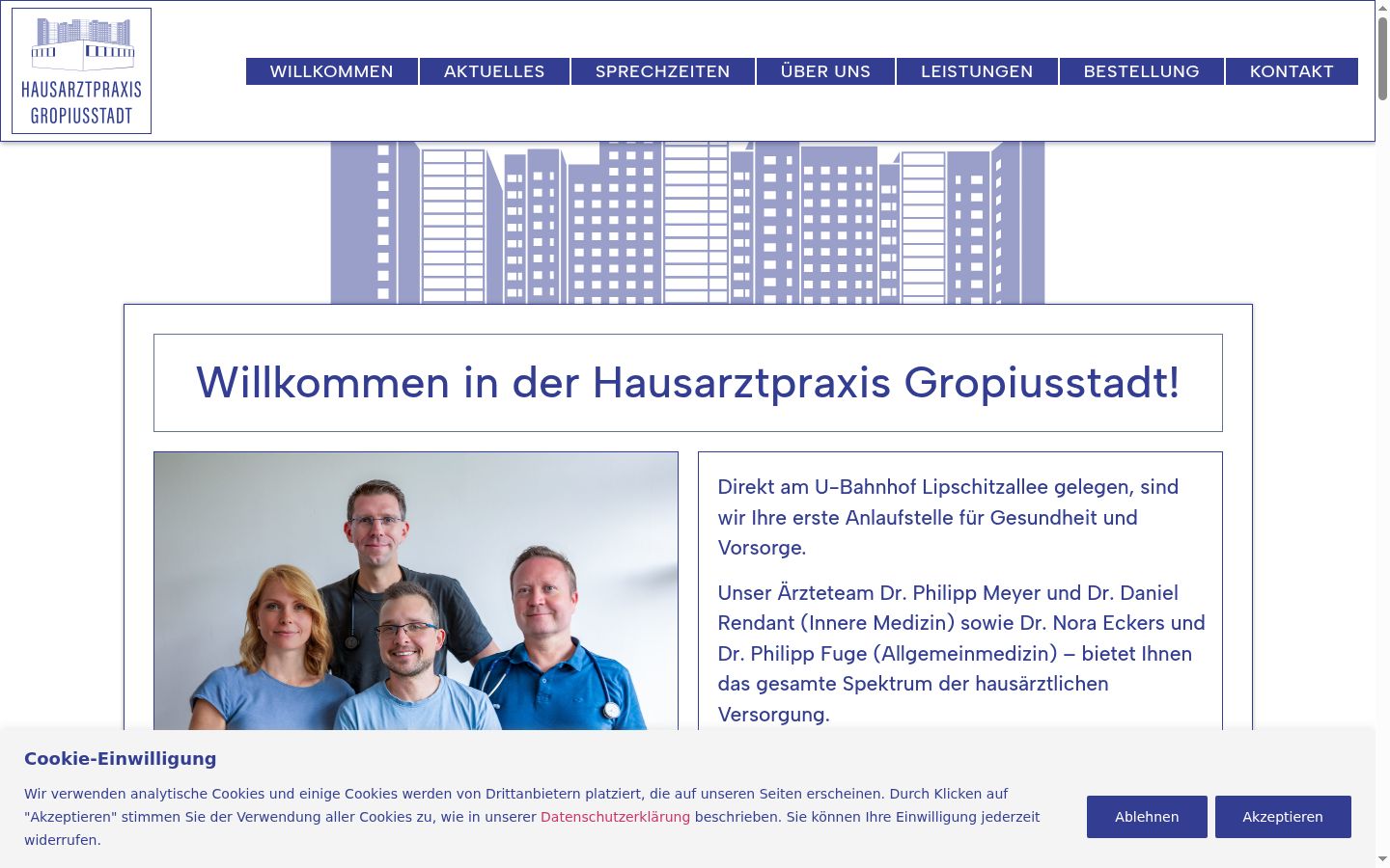 Screenshot tal-banner tal-kunsens muri qabel kwalunkwe interazzjoni