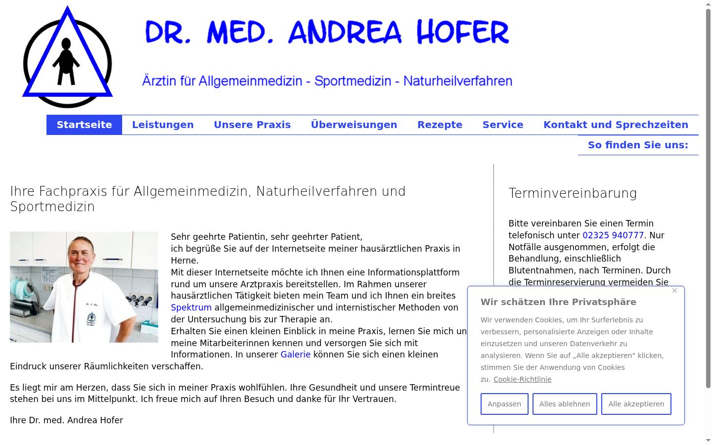 Screenshot tal-banner tal-kunsens muri qabel kwalunkwe interazzjoni
