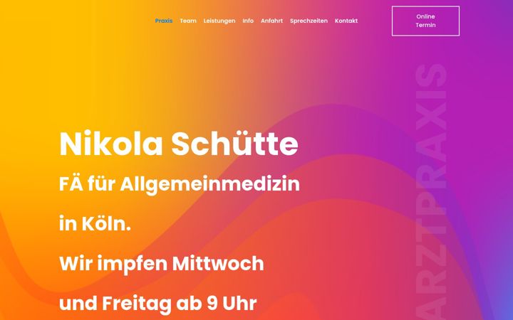 Screenshot of hausarzt-praxis-koeln.de