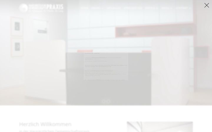Screenshot of hausarzt-schildesche.de