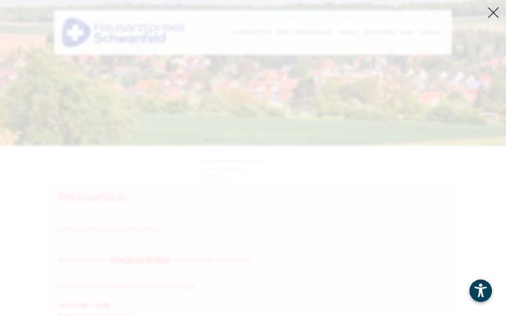 Screenshot of hausarzt-schwanfeld.de
