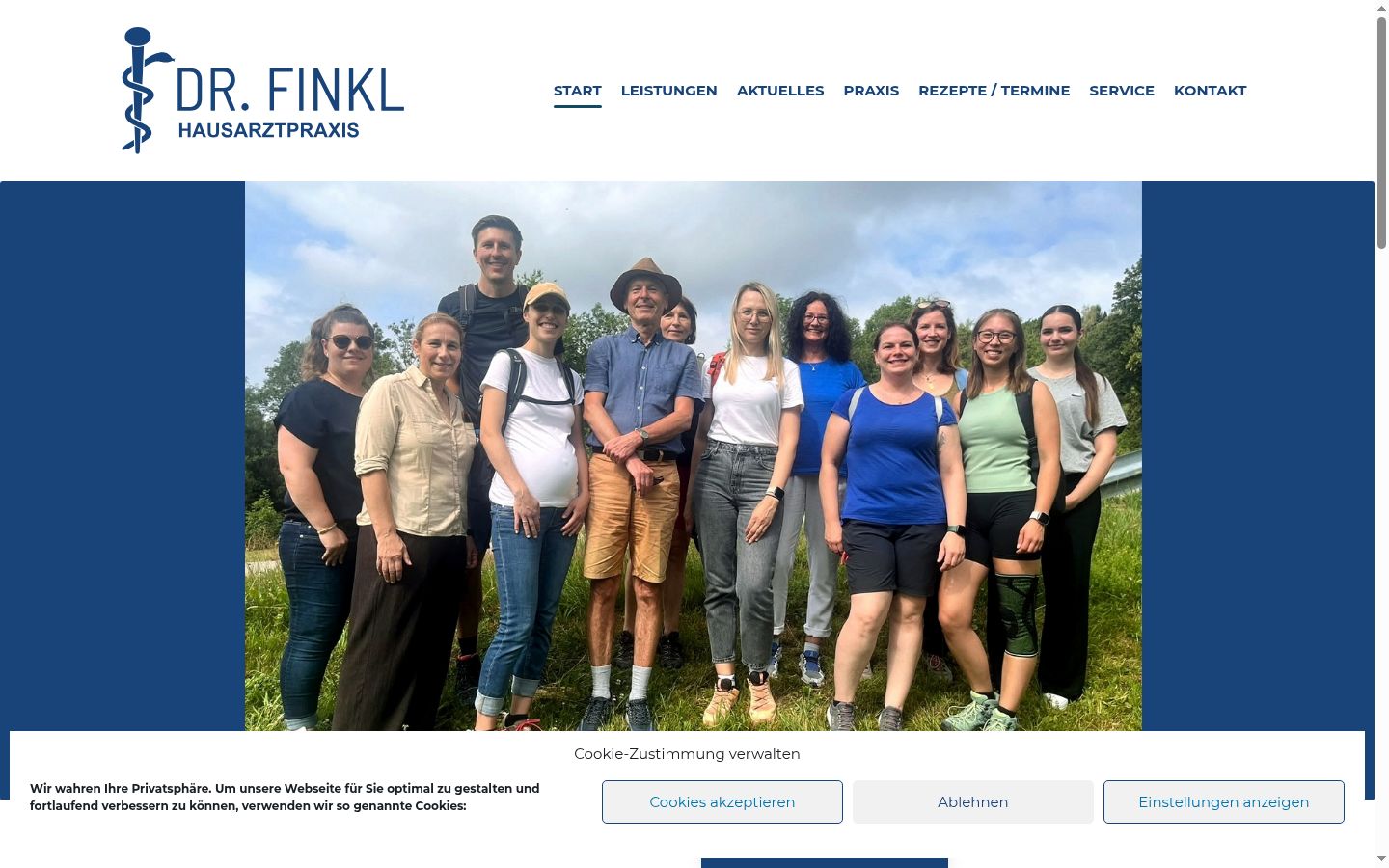 Screenshot tal-banner tal-kunsens muri qabel kwalunkwe interazzjoni