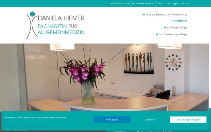 Screenshot of hausarzt-teutschenthal.de