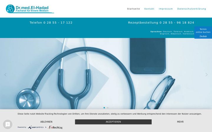 Screenshot of hausarzt-voerde.de