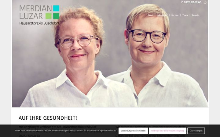 Screenshot di hausarztpraxis-buschdorf.de