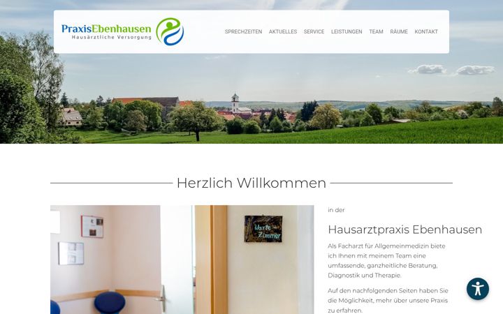 Screenshot di hausarztpraxis-ebenhausen.de
