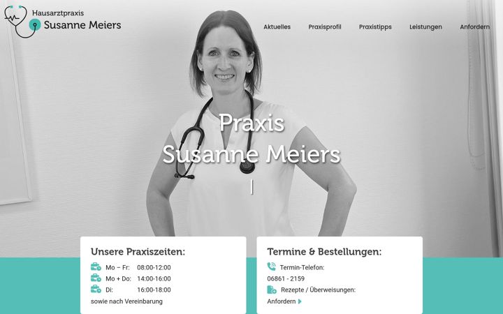Screenshot of hausarztpraxis-meiers.de