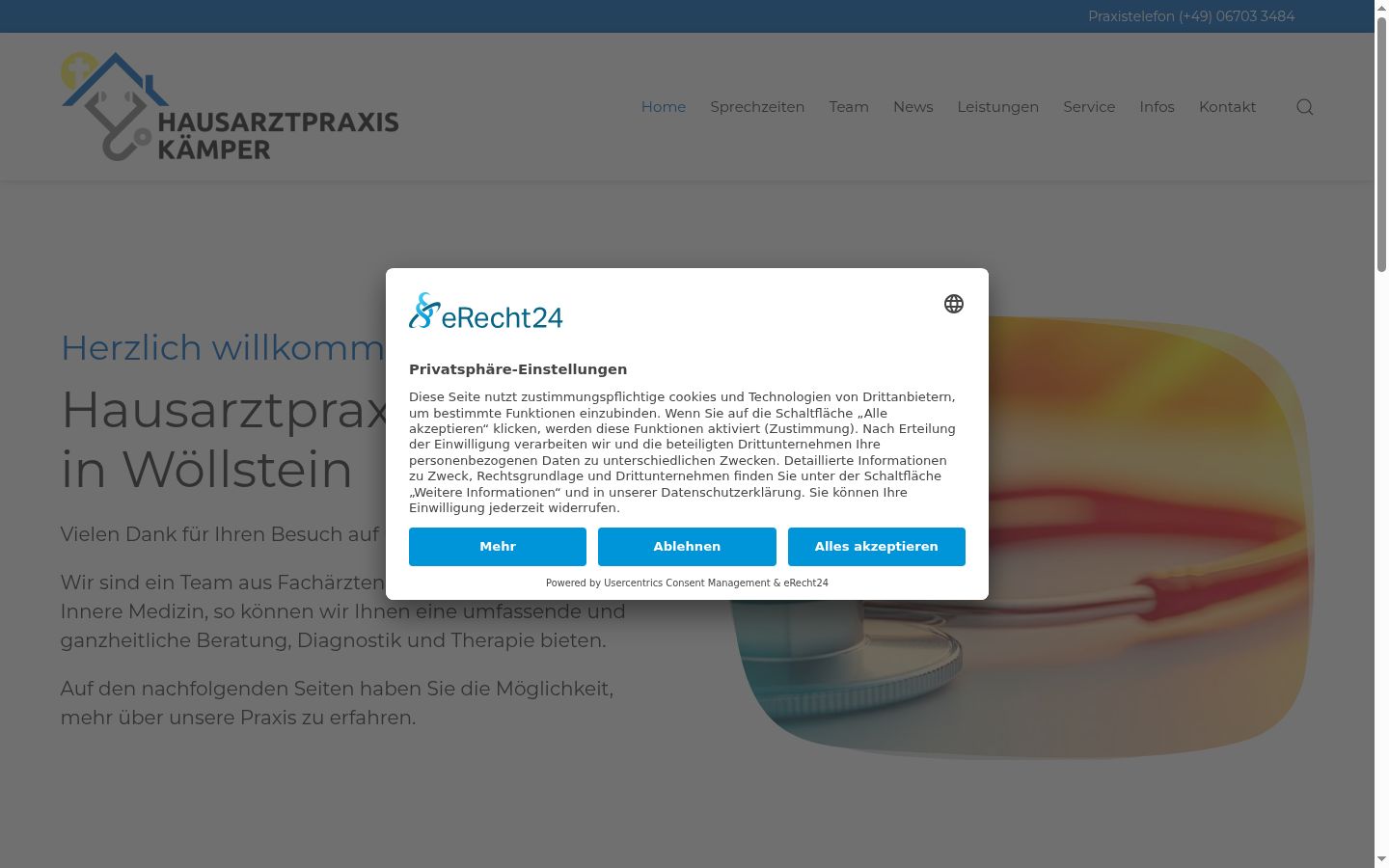 Screenshot tal-banner tal-kunsens muri qabel kwalunkwe interazzjoni