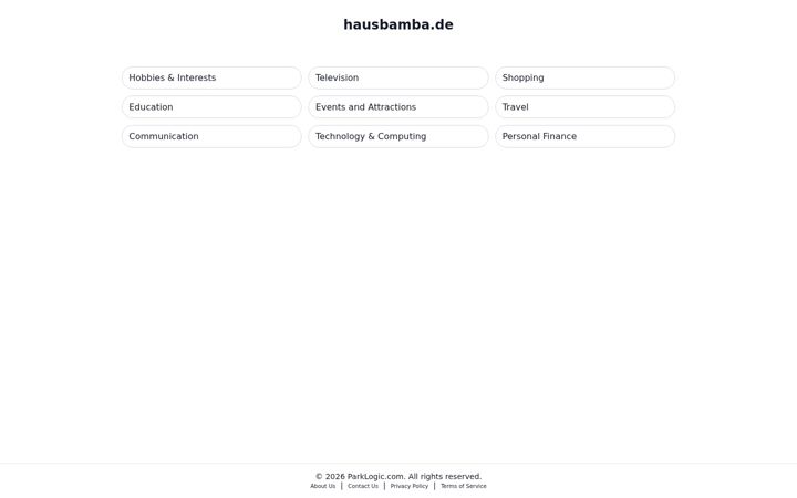 Screenshot of hausbamba.de