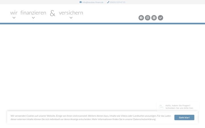 Screenshot di hausbau-finanz.de