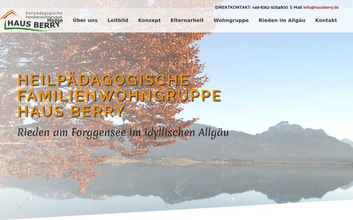 Screenshot of hausberry.de