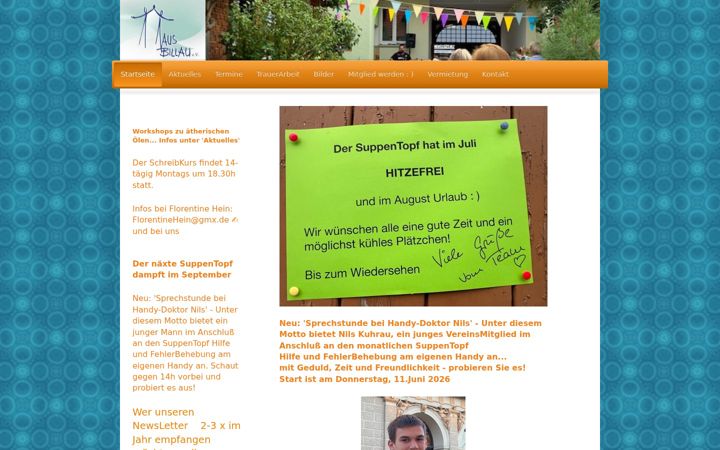 Screenshot di hausbillau.de