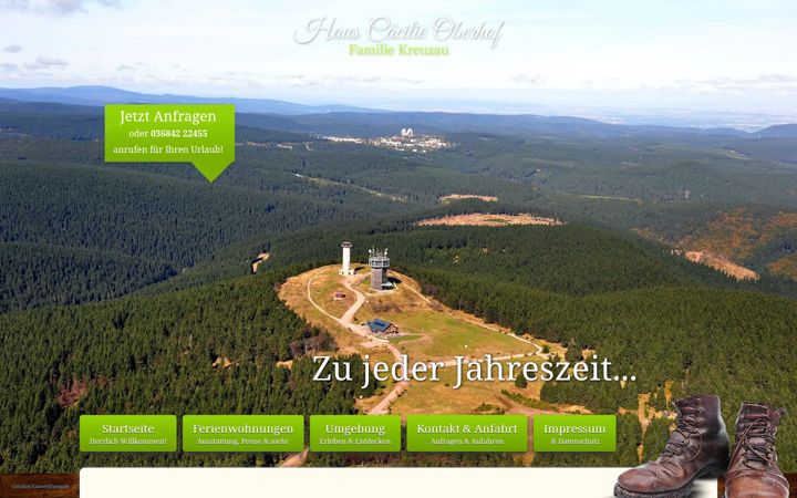 Screenshot of hauscaecilie.de