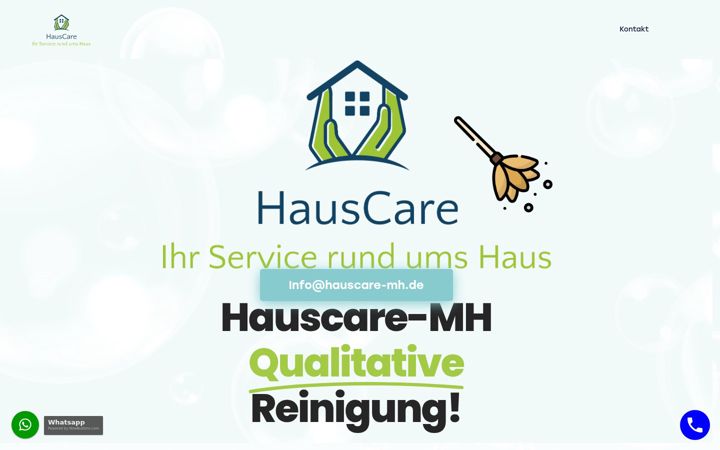 Screenshot of hauscare-mh.de